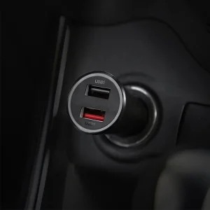 Зарядно Xiaomi Dual-Port Car Adapter, 12V, 37W, 2xType-A, черен 4