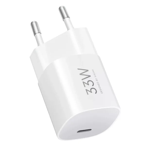 Зарядно Xiaomi Nano Power Adapter, 33W, USB-C, бял 2