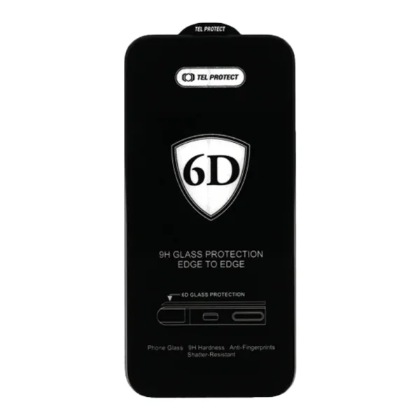 Стъклен протектор 6D Pro Full Glue за Xiaomi Redmi 15 5G, черен 2