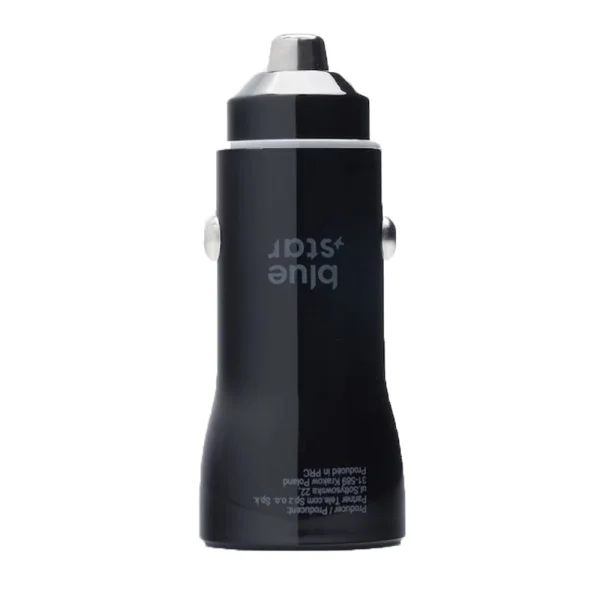 Car Charger Blue Star, USB C + USB A, QC3.0, PD AFC, PPS, 25 W, black 2