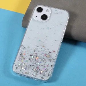 Silicone Case Sparkle Starry Sky for iPhone 13, Transparent 3