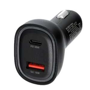 Зарядно за кола Blue Star, USB C + USB A, QC3.0, PD AFC, PPS, 63 W, черен