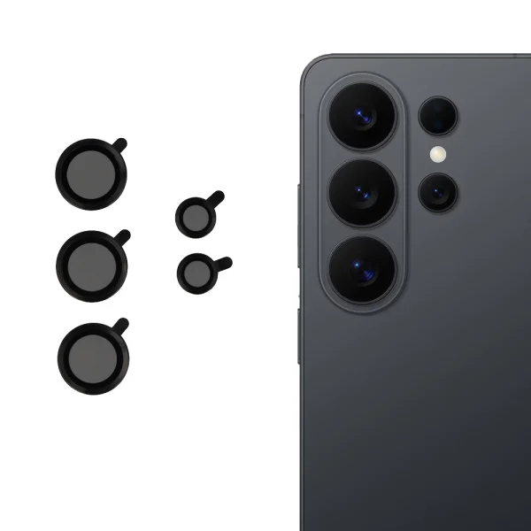 Стъклен протектор за камера Hard Lens за Samsung Galaxy S26 Ultra, черен 2