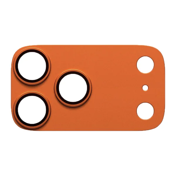 Tempered glass camera protector PanzerGlass Hoops FENDER CLP for iPhone 18 Pro Max, orange 2
