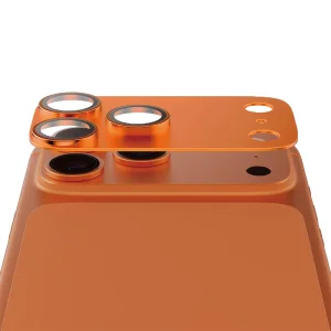 Tempered glass camera protector PanzerGlass Hoops FENDER CLP for iPhone 18 Pro Max, orange 4