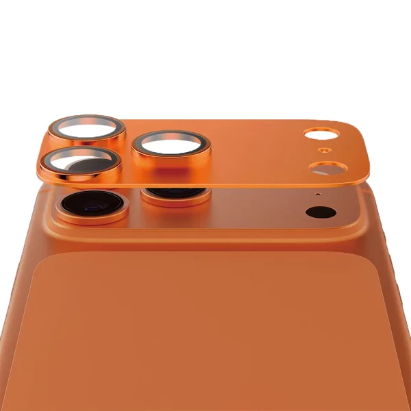 Camera glass protector PanzerGlass Hoops FENDER CLP for iPhone 18 Pro, orange 4