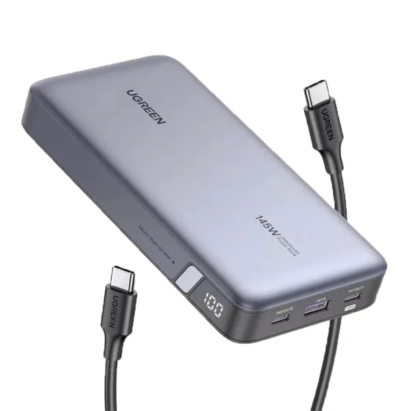 External Battery UGREEN PB205 POWER BANK 25 000mAh, 145W, Gray 2