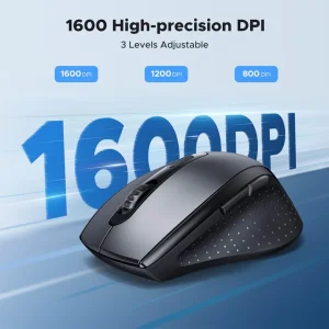 Wireless mouse UGREEN M511, 1600 dpi, black 3