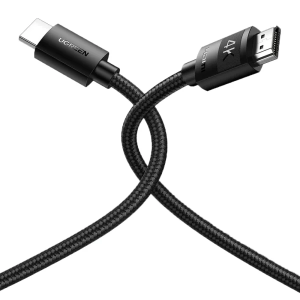 Cable UGREEN HD119 4K HDMI to HDMI, braided, 2m, black 2