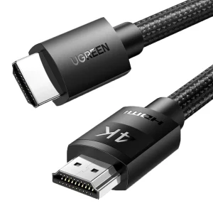 Кабел UGREEN HD119 4K HDMI към HDMI, плетен, 2m, черен