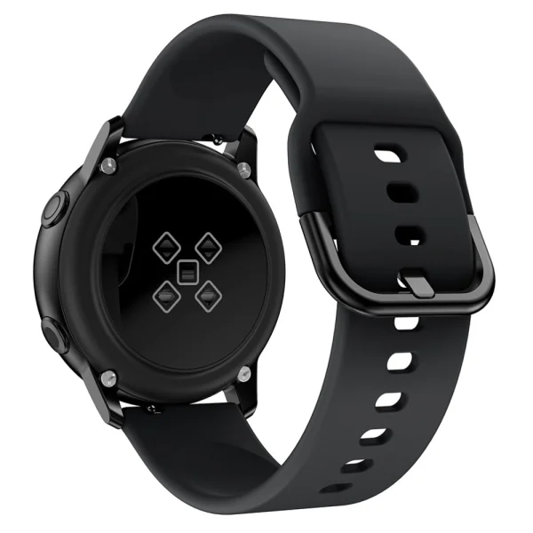 Силиконова Каишка за Samsung Galaxy Watch4, Черен 3