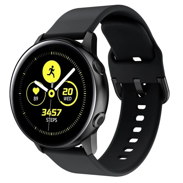 Силиконова Каишка за Samsung Galaxy Watch4, Черен 4