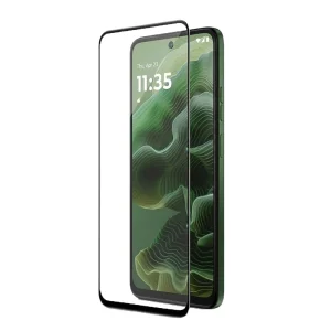 Стъклен протектор 5D Full Glue за Motorola Moto G57 / G57 Power / G67 Power, черен