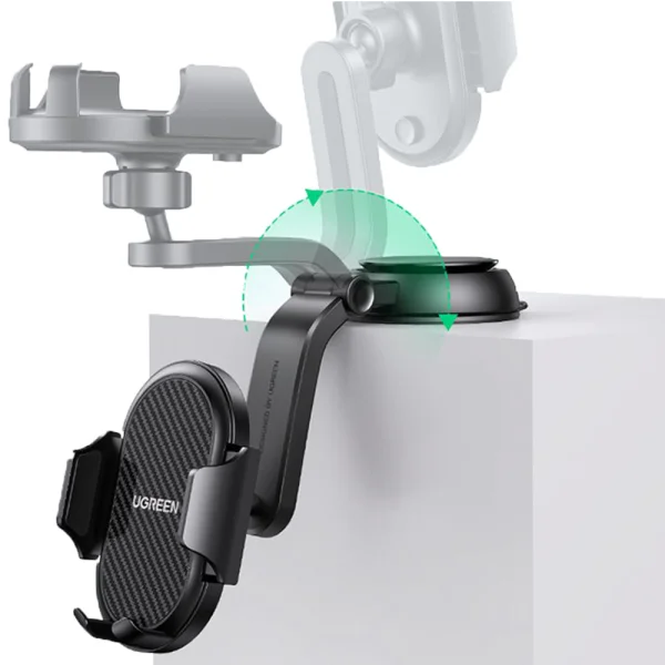 Поставка за кола за табло UGREEN LP405, черен 3