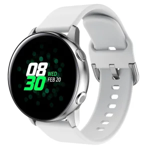 Силиконова Каишка за Samsung Galaxy Watch4, Бяла 4