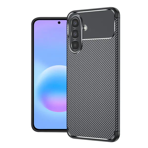 Калъф Carbon Fiber Texture за Samsung Galaxy A57 5G, черен 1