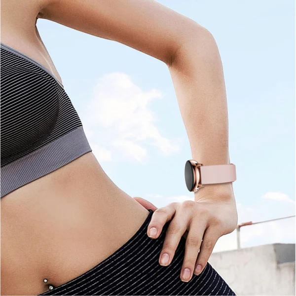 Silicone Strap for Samsung Galaxy Watch4, Pink 5