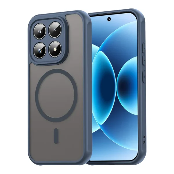 Удароустойчив калъф Techsuit HaloFrost II MagSF за Xiaomi 17, син 1