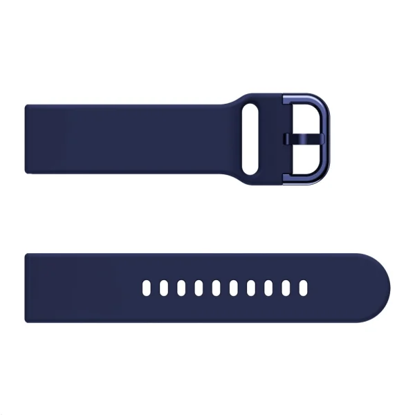 Silicone Strap for Samsung Galaxy Watch4, Dark Blue 2