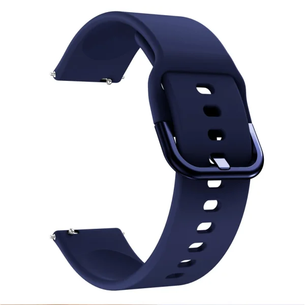 Silicone Strap for Samsung Galaxy Watch4, Dark Blue 1