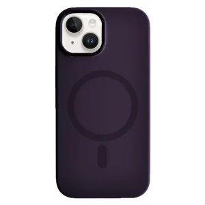 Удароустойчив калъф Premium MagSF TP-102 за iPhone 13, тъмно лилав