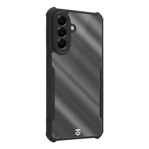 Удароустойчив калъф Tactical Quantum Stealth за Samsung Galaxy A57, прозрачен-черен