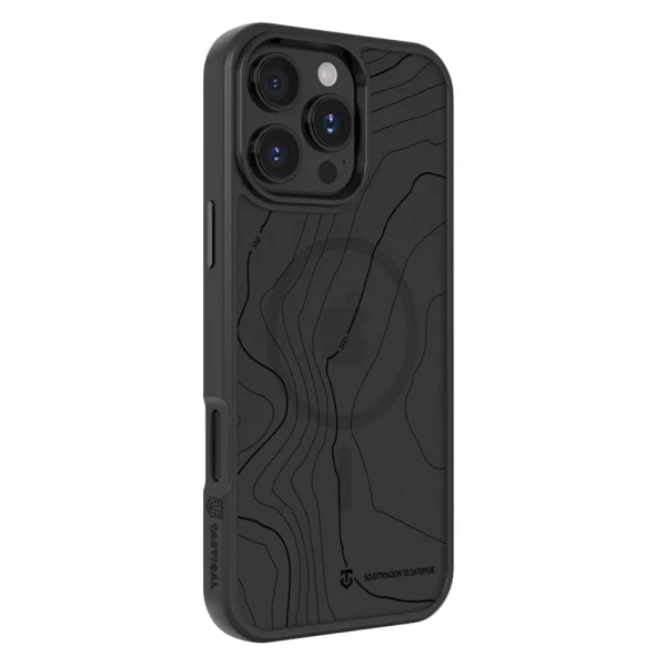 Удароустойчив калъф Tactical MagForce Hyperstealth Sika за iPhone 16 Pro Max, черен-прозрачен 1