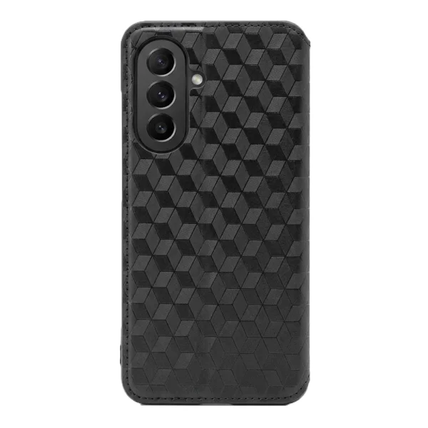 Cubic Book wallet case for Samsung Galaxy A57, black 3