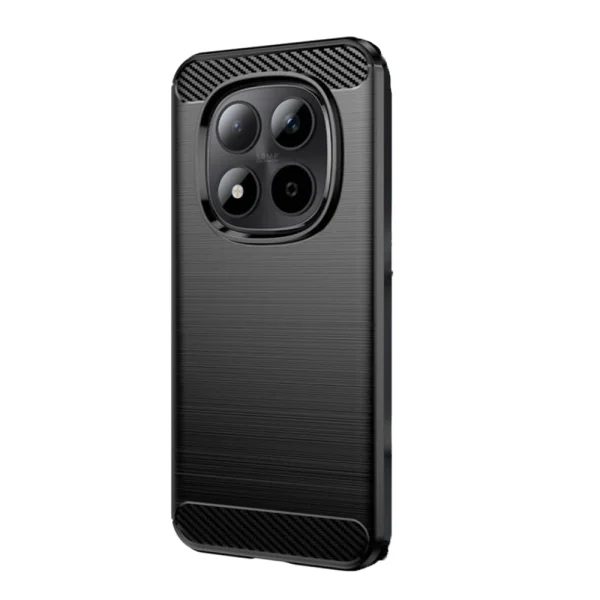 Силиконов калъф Carbon Fibre Brushed за Xiaomi Redmi Note 15 Pro 4G, черен 2