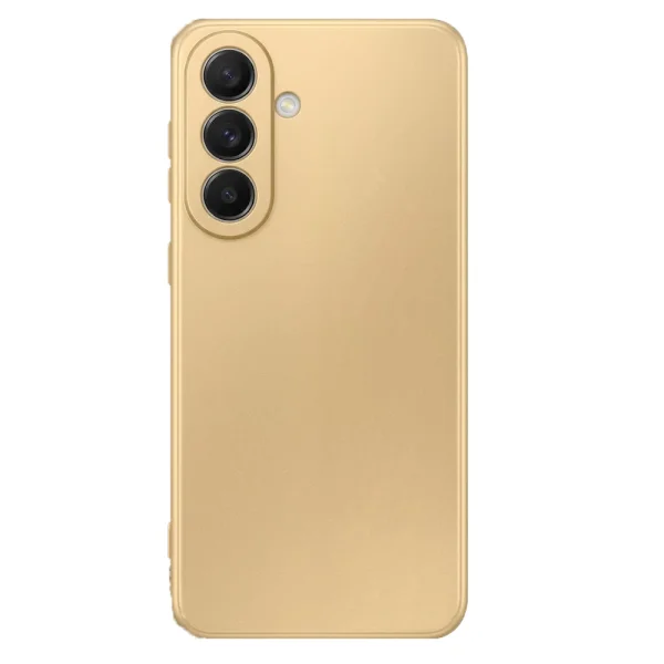 Силиконов калъф Metallic за Samsung Galaxy A57, златист 2