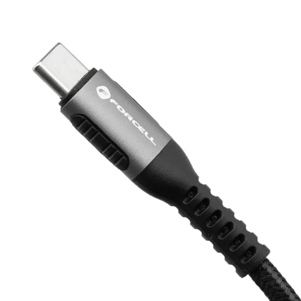 Кабел Forcell F-Energy C256, USB-A към Type- C, QC4.0 PD, 3A, 66W, 2m, черен 2