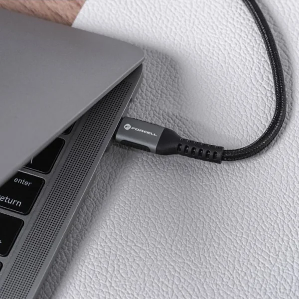 Cable Forcell F-Energy C256, USB-A to Type-C, QC4.0 PD, 3A, 66W, 3m, black 5