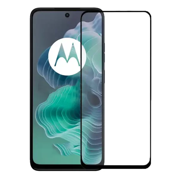 Стъклен протектор 5D Full Glue за Motorola G35 / G36 , черен 1