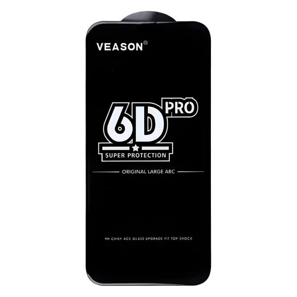 Veason 6D Pro Full Glue Tempered Glass Protector for Samsung Galaxy A57, black 2