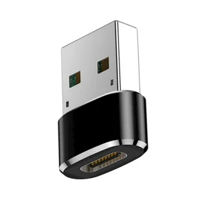 USB-C to USB-A adapter, black 3