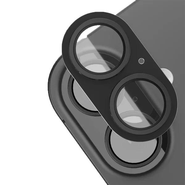 Glass camera protector Etteri for iPhone 17, black 3