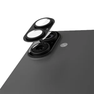 Glass camera protector Etteri for iPhone 17, black 4