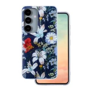 Glow Glam Silicone Case for Samsung Galaxy S25, blue