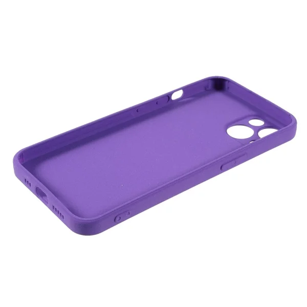 Матиран Силиконов Калъф Matte Wear-Resistant за iPhone 13 mini, Лилав 6