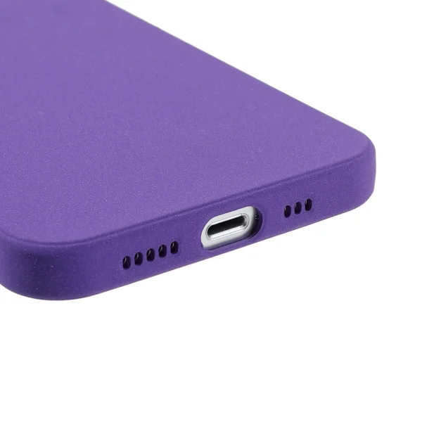 Матиран Силиконов Калъф Matte Wear-Resistant за iPhone 13 mini, Лилав 4