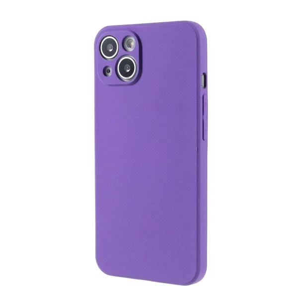 Матиран Силиконов Калъф Matte Wear-Resistant за iPhone 13 mini, Лилав 3