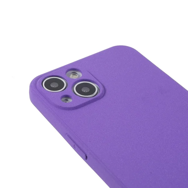 Матиран Силиконов Калъф Matte Wear-Resistant за iPhone 13 mini, Лилав 5