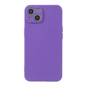 Матиран Силиконов Калъф Matte Wear-Resistant за iPhone 13 mini, Лилав