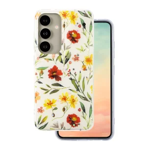 Glow Glam Silicone Case for Samsung Galaxy S25, white