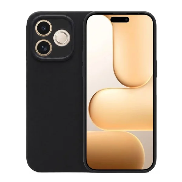 Силиконов калъф Matte за Honor 600 Lite, черен 1