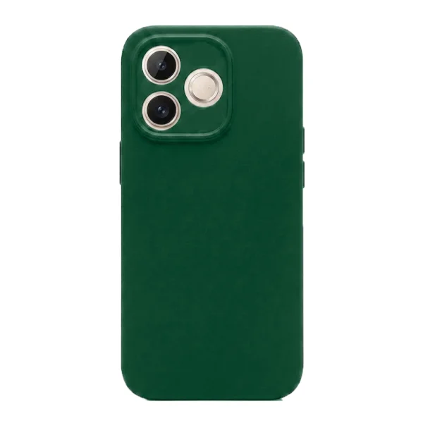 Silicone case Matte for Honor 600 Lite, green 2
