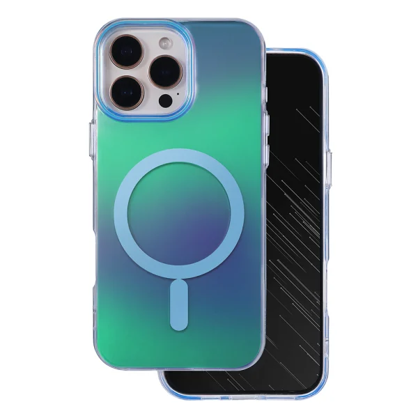 Aurora case for iPhone 16 Pro, blue 1