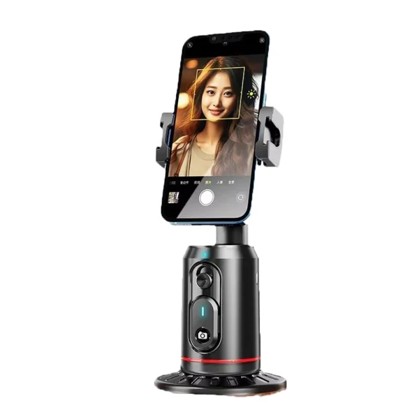 Селфи стик T-Phox Icircle, Gimbal/Tripod, Face Traking, AI, 360, черен 3