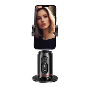 Селфи стик T-Phox Icircle, Gimbal/Tripod, Face Traking, AI, 360, черен