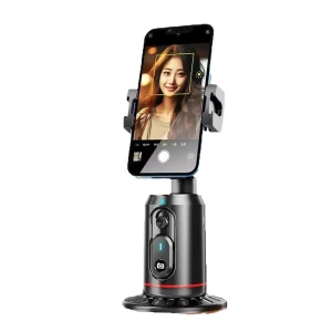 Селфи стик T-Phox Icircle, Gimbal/Tripod, Face Traking, AI, 360, черен 3